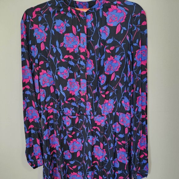 Joe Fresh Vintage Dress, Floral, Summer Vibe, Long sleeves Dress, Size Small - Picture 3 of 5